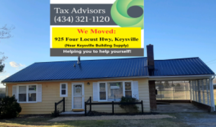Tax preparation service Keysville – Tax Advisors