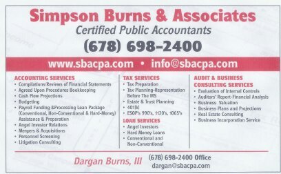 Bookkeeping Service Atlanta – Simpson  Burns & Associates – Accounting