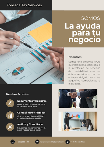 Bookkeeping Service BayamA³n – Fonseca Tax Services