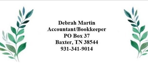 Bookkeeping Service Cookeville – Debrah Martin Accounting & Bookkeeping