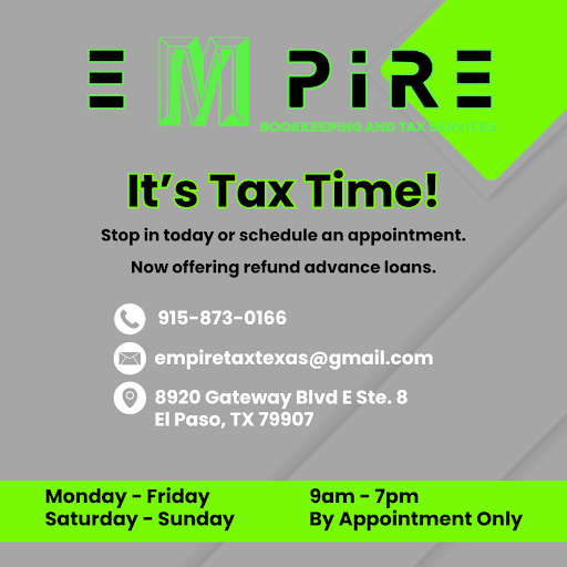 Bookkeeping Service El Paso – Empire Bookkeeping & Tax Services