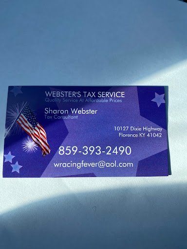 Bookkeeping Service Florence – Webster’s Tax Service