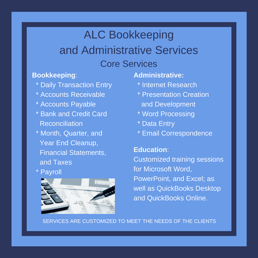 Bookkeeping Service Fountain – ALC Bookkeeping and Administrative Services