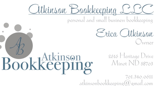 Bookkeeping Service Minot – Atkinson Bookkeeping
