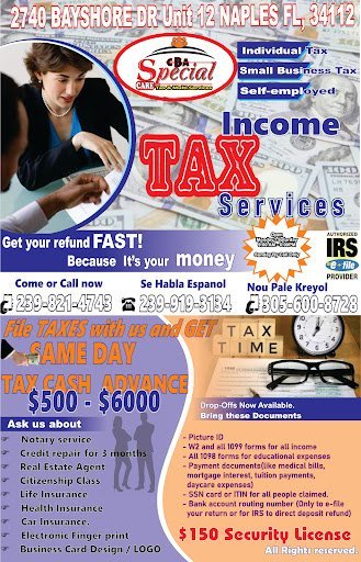 Bookkeeping Service Naples – CBA SPECIAL CARE & MULTI SERVICES LLC