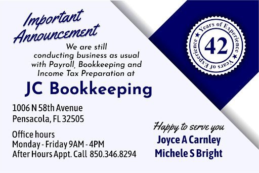Bookkeeping Service Pensacola – J C Bookkeeping & Tax Services Inc