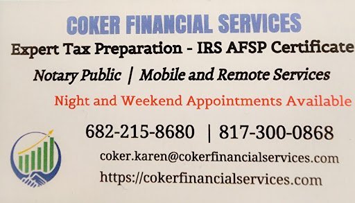 Bookkeeping Service Richland Hills – Coker Financial Services
