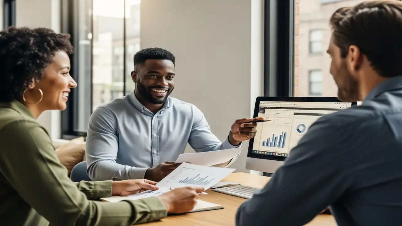 Cheyenne accountant offering tax services and reviewing financial documents